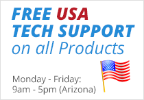 Free USA Tech Support on all Products